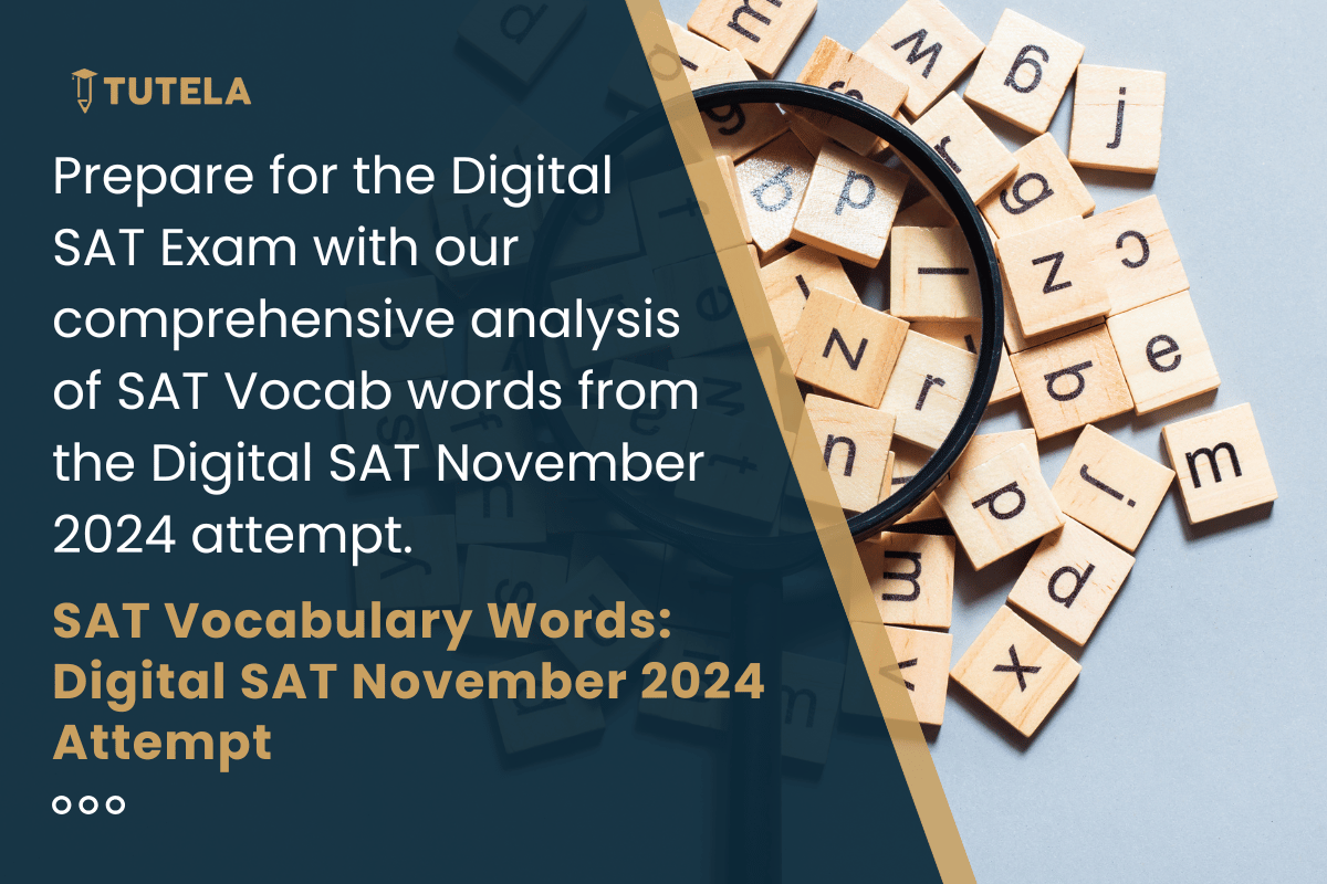 SAT Vocabulary Words Digital SAT November 2024 Attempt