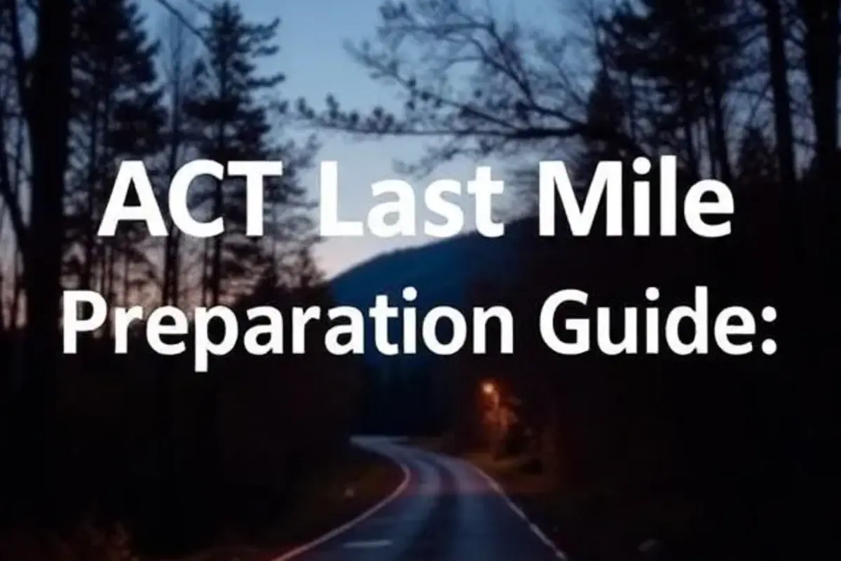 ACT Last Mile Preparation