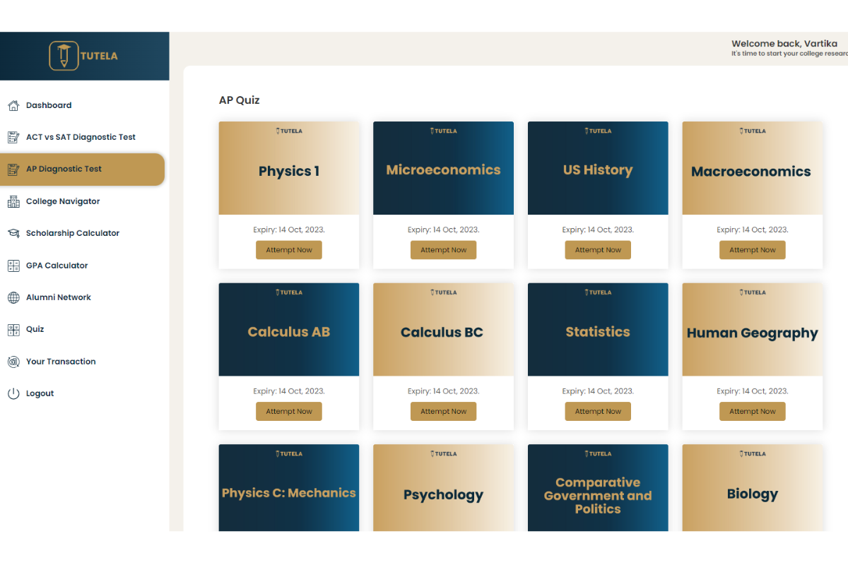 AP Diagnostic Test- TutelaPrep