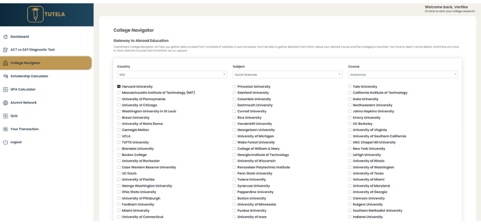 Tutela's College Kit- College Navigator 